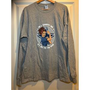 I'm a Cowboys girl Long Sleeve size Large